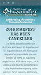 Mobile Screenshot of magnoliafest.com